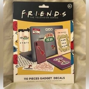 FRIENDS TV Series Gadget Decals - Red, Blue, Yellow